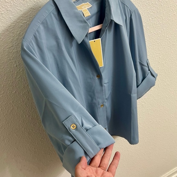 Michael Kors Relaxed Fit Blouse NWT - Picture 4 of 6